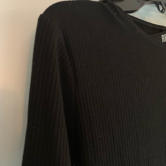 🎉HOST PICK🎉Reformation Black Ribbed Dress. - Picture 5 of 8